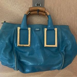Chloe Ethel Small Teal/Blue